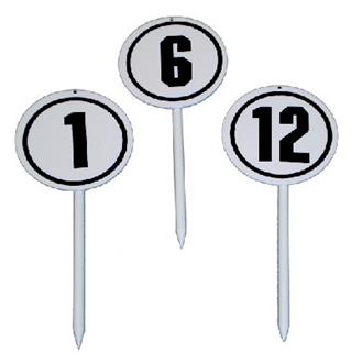 Field Event marker - Set Numbered 1-12