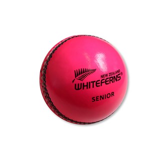 NZC Leather Cricket Ball - Pink