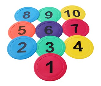 Marker Disc Set - Numbered