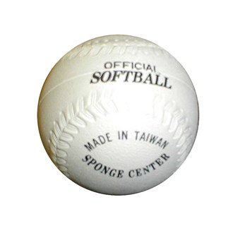 Softball Ball - Soft Sponge Centre