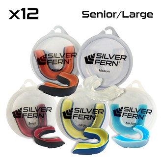 12 Pack Mouth guards Senior/Large